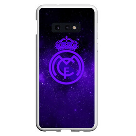 Чехол для Samsung S10E с принтом FC Real Madrid(SPACE STYLE) в Петрозаводске, Силикон | Область печати: задняя сторона чехла, без боковых панелей | real madrid | футбол | футбольный клуб | чемпионат