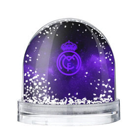 Водяной шар с принтом FC Real Madrid(SPACE STYLE) в Петрозаводске, Пластик | Изображение внутри шара печатается на глянцевой фотобумаге с двух сторон | real madrid | футбол | футбольный клуб | чемпионат