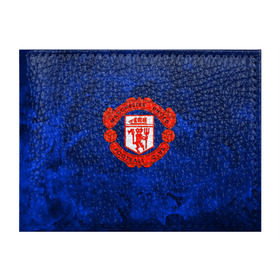 Обложка для студенческого билета с принтом FC Манчестер(blue collection) в Петрозаводске, натуральная кожа | Размер: 11*8 см; Печать на всей внешней стороне | football | footer | manchester | soccer | socker | арсенал | футбол | футбольный клуб