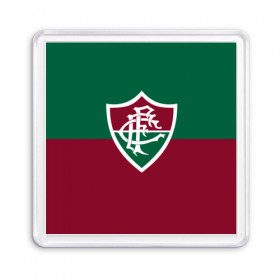 Магнит 55*55 с принтом Fluminense(Бразилия) в Петрозаводске, Пластик | Размер: 65*65 мм; Размер печати: 55*55 мм | fluminense | football | footer | soccer | socker | бразилия | спорт | футбол | футбольный клуб