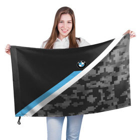 Флаг 3D с принтом BMW 2018 Black military в Петрозаводске, 100% полиэстер | плотность ткани — 95 г/м2, размер — 67 х 109 см. Принт наносится с одной стороны | Тематика изображения на принте: bmw | автомобиль | автомобильные | бмв | марка | машины | флаг