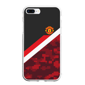 Чехол для iPhone 7Plus/8 Plus матовый с принтом Manchester United Sport Camo в Петрозаводске, Силикон | Область печати: задняя сторона чехла, без боковых панелей | emirates | fc | manchester united | абстракция | геометрия | зож | клуб | линии | манчестер юнайтед | модные | мяч | россии | спорт | спортивные | стиль | тренды | футбол | футбольный клуб | экстрим | эмблема