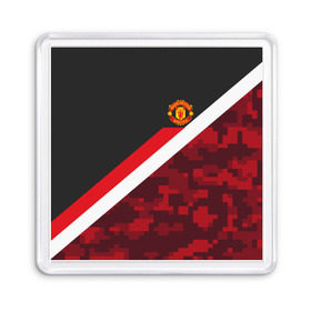 Магнит 55*55 с принтом Manchester United Sport Camo в Петрозаводске, Пластик | Размер: 65*65 мм; Размер печати: 55*55 мм | Тематика изображения на принте: emirates | fc | manchester united | абстракция | геометрия | зож | клуб | линии | манчестер юнайтед | модные | мяч | россии | спорт | спортивные | стиль | тренды | футбол | футбольный клуб | экстрим | эмблема