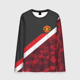 Мужской лонгслив 3D с принтом Manchester United Sport Camo в Петрозаводске, 100% полиэстер | длинные рукава, круглый вырез горловины, полуприлегающий силуэт | Тематика изображения на принте: emirates | fc | manchester united | абстракция | геометрия | зож | клуб | линии | манчестер юнайтед | модные | мяч | россии | спорт | спортивные | стиль | тренды | футбол | футбольный клуб | экстрим | эмблема