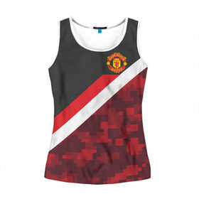 Женская майка 3D с принтом Manchester United Sport Camo в Петрозаводске, 100% полиэстер | круглая горловина, прямой силуэт, длина до линии бедра | Тематика изображения на принте: emirates | fc | manchester united | абстракция | геометрия | зож | клуб | линии | манчестер юнайтед | модные | мяч | россии | спорт | спортивные | стиль | тренды | футбол | футбольный клуб | экстрим | эмблема