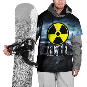 Накидка на куртку 3D с принтом S.T.A.L.K.E.R. - С.Е.Р.Г.Е.Й. в Петрозаводске, 100% полиэстер |  | stalker | волки | грузовик | имя | мрак | припять | птицы | радиация | серега | сережа | сталкер | чернобыль
