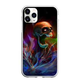 Чехол для iPhone 11 Pro матовый с принтом Skull в Петрозаводске, Силикон |  | halloween | pumpkin | witch | ведьма | демон | кот | тыква | хэллоуин | череп