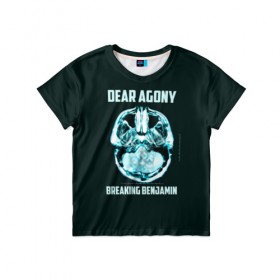 Детская футболка 3D с принтом Dear Agony, Breaking Benjamin в Петрозаводске, 100% гипоаллергенный полиэфир | прямой крой, круглый вырез горловины, длина до линии бедер, чуть спущенное плечо, ткань немного тянется | Тематика изображения на принте: benjamin | breaking | альтернативная | альтернативный | американская | бенджамин | бернли | брейкинг | группа | метал | музыка | ню | нюметал | песни | постгранж | рок | хард | хардрок