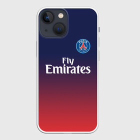 Чехол для iPhone 13 mini с принтом PSG SPORT ORIGINAL GRADIENT   ПСЖ в Петрозаводске,  |  | fc | fly emirates | paris | psg | лого | париж | псж | спорт | спортивные | фк | футбольный клуб