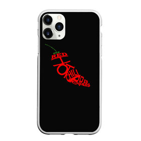 Чехол для iPhone 11 Pro матовый с принтом Red Hot Chili Peppers в Петрозаводске, Силикон |  | музыка | овощ | острый | пеперс | перчик | ред | рок | хот | чили