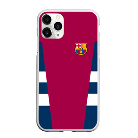 Чехол для iPhone 11 Pro матовый с принтом FC Barcelona 2018 Vintage в Петрозаводске, Силикон |  | Тематика изображения на принте: fc | fc barcelona | fcb | fly emirates | ronaldo | абстракция | барселона | геометрия | зож | клуб | линии | месси | модные | мяч | реал мадрид | спорт | спортивные | тренды | футбол | футбольный клуб | эмблема