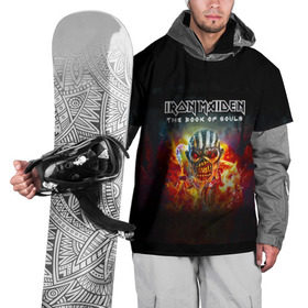 Накидка на куртку 3D с принтом Iron Maiden в Петрозаводске, 100% полиэстер |  | iron maiden | адриан смит | айрон мейден | группа | дэйв мюррей | железная дева | индеец | ирон майден | метал | мрачный | музыка | огонь | песни | рок | стив харрис | тяжелый | хеви | хевиметал
