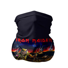 Бандана-труба 3D с принтом Боец Iron Maiden в Петрозаводске, 100% полиэстер, ткань с особыми свойствами — Activecool | плотность 150‒180 г/м2; хорошо тянется, но сохраняет форму | iron maiden | адриан смит | айрон мейден | война | группа | дэйв мюррей | железная дева | ирон майден | метал | мрачный | музыка | песни | рок | солдат | стив харрис | тяжелый | хеви | хевиметал