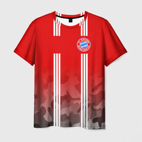Мужская футболка 3D с принтом FC Bayern 2018 Original #7 в Петрозаводске, 100% полиэфир | прямой крой, круглый вырез горловины, длина до линии бедер | bayern | fly fc | бавария | спорт | футбольный клуб