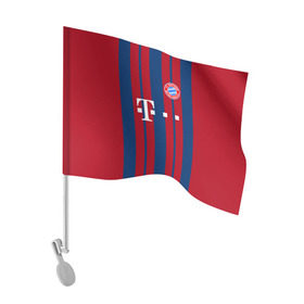 Флаг для автомобиля с принтом FC Bayern 2018 Original #8 в Петрозаводске, 100% полиэстер | Размер: 30*21 см | bayern | fly fc | бавария | спорт | футбольный клуб