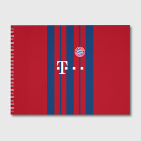 Альбом для рисования с принтом FC Bayern 2018 Original #8 в Петрозаводске, 100% бумага
 | матовая бумага, плотность 200 мг. | bayern | fly fc | бавария | спорт | футбольный клуб