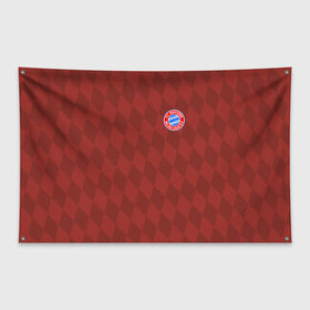 Флаг-баннер с принтом FC Bayern 2018 Original #10 в Петрозаводске, 100% полиэстер | размер 67 х 109 см, плотность ткани — 95 г/м2; по краям флага есть четыре люверса для крепления | bayern | fly fc | бавария | геометрия | спорт | футбольный клуб
