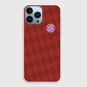 Чехол для iPhone 13 Pro Max с принтом FC Bayern 2018 Original 10 в Петрозаводске,  |  | Тематика изображения на принте: bayern | fly fc | бавария | геометрия | спорт | футбольный клуб