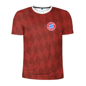 Мужская футболка 3D спортивная с принтом FC Bayern 2018 Original #10 в Петрозаводске, 100% полиэстер с улучшенными характеристиками | приталенный силуэт, круглая горловина, широкие плечи, сужается к линии бедра | Тематика изображения на принте: bayern | fly fc | бавария | геометрия | спорт | футбольный клуб