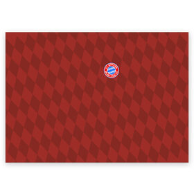Поздравительная открытка с принтом FC Bayern 2018 Original #10 в Петрозаводске, 100% бумага | плотность бумаги 280 г/м2, матовая, на обратной стороне линовка и место для марки
 | bayern | fly fc | бавария | геометрия | спорт | футбольный клуб