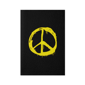 Обложка для паспорта матовая кожа с принтом Peace в Петрозаводске, натуральная матовая кожа | размер 19,3 х 13,7 см; прозрачные пластиковые крепления | peace | vppdgryphon | арт | краска | мирный | миролюбивый | пацифик | прикольные | хиппи | цветные