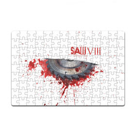 Пазл магнитный 126 элементов с принтом The SAW VIII в Петрозаводске, полимерный материал с магнитным слоем | 126 деталей, размер изделия —  180*270 мм | Тематика изображения на принте: jigsaw | джон крамер | триллер