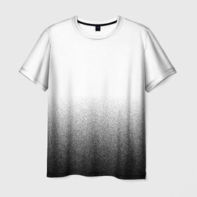 Мужская футболка 3D с принтом Градиент 4 в Петрозаводске, 100% полиэфир | прямой крой, круглый вырез горловины, длина до линии бедер | градиент | минимализм | точки