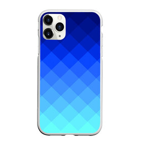 Чехол для iPhone 11 Pro матовый с принтом Blue geometria в Петрозаводске, Силикон |  | Тематика изображения на принте: blue | geometria | абстракция | бирюза | бирюзовый | геометрия | куб | синий