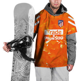 Накидка на куртку 3D с принтом Atletico Madrid Original #5 в Петрозаводске, 100% полиэстер |  | атлетико мадрид | полосы | эмблема