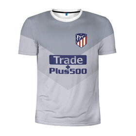 Мужская футболка 3D спортивная с принтом Atletico Madrid Original #9 в Петрозаводске, 100% полиэстер с улучшенными характеристиками | приталенный силуэт, круглая горловина, широкие плечи, сужается к линии бедра | Тематика изображения на принте: 