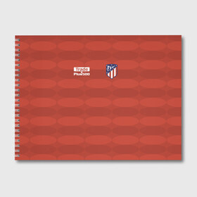 Альбом для рисования с принтом Atletico Madrid Original #10 в Петрозаводске, 100% бумага
 | матовая бумага, плотность 200 мг. | Тематика изображения на принте: атлетико мадрид | эмблема