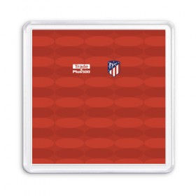 Магнит 55*55 с принтом Atletico Madrid Original #10 в Петрозаводске, Пластик | Размер: 65*65 мм; Размер печати: 55*55 мм | Тематика изображения на принте: атлетико мадрид | эмблема