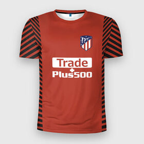 Мужская футболка 3D спортивная с принтом Atletico Madrid Original #12 в Петрозаводске, 100% полиэстер с улучшенными характеристиками | приталенный силуэт, круглая горловина, широкие плечи, сужается к линии бедра | 