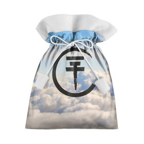Подарочный 3D мешок с принтом Clouds Tokio Hotel в Петрозаводске, 100% полиэстер | Размер: 29*39 см | Тематика изображения на принте: bill kaulitz | tokio hotel | билл каулиц