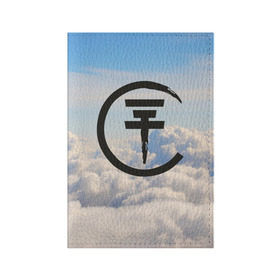 Обложка для паспорта матовая кожа с принтом Clouds Tokio Hotel в Петрозаводске, натуральная матовая кожа | размер 19,3 х 13,7 см; прозрачные пластиковые крепления | Тематика изображения на принте: bill kaulitz | tokio hotel | билл каулиц