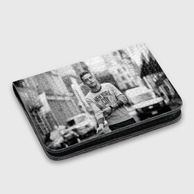 Картхолдер с принтом с принтом Rami Malek в Петрозаводске, натуральная матовая кожа | размер 7,3 х 10 см; кардхолдер имеет 4 кармана для карт; | Тематика изображения на принте: mr robot | rami malek | мистер робот | рами малек