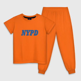 Детская пижама хлопок с принтом NYPD в Петрозаводске, 100% хлопок |  брюки и футболка прямого кроя, без карманов, на брюках мягкая резинка на поясе и по низу штанин
 | new york police department | департамент | нью йорк