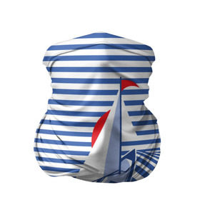 Бандана-труба 3D с принтом Яхта в Петрозаводске, 100% полиэстер, ткань с особыми свойствами — Activecool | плотность 150‒180 г/м2; хорошо тянется, но сохраняет форму | flag | joke | prank | sail | sea | stripes | water | waves | yacht vest | вода | волны | море | парус | полосы | прикол | тельняшка | флаг | шутка | яхта