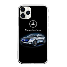Чехол для iPhone 11 Pro матовый с принтом Mercedes-Benz в Петрозаводске, Силикон |  | kомпания производитель легковых автомобилей премиального класса | немецкое качество