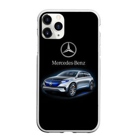 Чехол для iPhone 11 Pro Max матовый с принтом Mercedes-Benz в Петрозаводске, Силикон |  | kомпания производитель легковых автомобилей премиального класса | немецкое качество