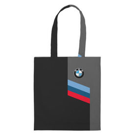 Сумка 3D повседневная с принтом BMW Brand Tricolor в Петрозаводске, 100% полиэстер | Плотность: 200 г/м2; Размер: 34×35 см; Высота лямок: 30 см | bmw | автомобильные | бмв | машины