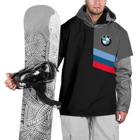 Накидка на куртку 3D с принтом BMW Brand Tricolor в Петрозаводске, 100% полиэстер |  | Тематика изображения на принте: bmw | автомобильные | бмв | машины