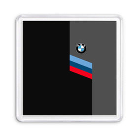 Магнит 55*55 с принтом BMW Brand Tricolor в Петрозаводске, Пластик | Размер: 65*65 мм; Размер печати: 55*55 мм | bmw | автомобильные | бмв | машины