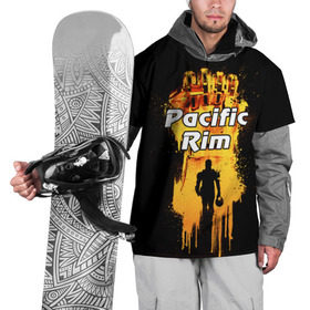 Накидка на куртку 3D с принтом Тихоокеанский рубеж в Петрозаводске, 100% полиэстер |  | Тематика изображения на принте: action | adventure | pacific rim | боевик | егерь | кайдзю | монстр