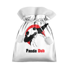 Подарочный 3D мешок с принтом Panda dub в Петрозаводске, 100% полиэстер | Размер: 29*39 см | dab | dance | dub | movement | panda | движение | панда | танец