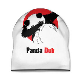 Шапка 3D с принтом Panda dub в Петрозаводске, 100% полиэстер | универсальный размер, печать по всей поверхности изделия | dab | dance | dub | movement | panda | движение | панда | танец