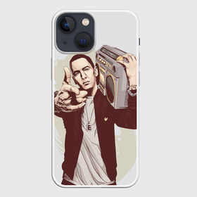 Чехол для iPhone 13 mini с принтом Eminem Art в Петрозаводске,  |  | art | eminem | hip hop | rap | rap god | арт | брюс | бумбокс | маршалл | мэтерс | рэп | хим хоп | эминем