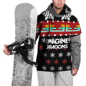 Накидка на куртку 3D с принтом Праздничный Imagine Dragons в Петрозаводске, 100% полиэстер |  | альтернативный | американская | группа | драгонс | имеджин | инди | индирок | новогодний | поп | рождество | рок | свитер | электроник