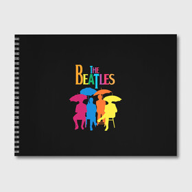 Альбом для рисования с принтом The beatles в Петрозаводске, 100% бумага
 | матовая бумага, плотность 200 мг. | british | rock | the beatles