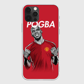 Чехол для iPhone 12 Pro Max с принтом Pogba Manchester United в Петрозаводске, Силикон |  | Тематика изображения на принте: mu | paul | pogba | манчестер юнайтед | мю | погба | форма